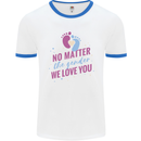 No Matter the Gender New Baby Pregnancy Pregnant Mens Ringer T-Shirt White/Royal Blue