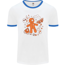 Voodoo Doll Elements Black Magic Mens Ringer T-Shirt White/Royal Blue