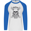 Machinist I Have Tolerance Issues Mens L/S Baseball T-Shirt White/Royal Blue