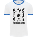 Camera Sutra Funny Photographer Photography Mens Ringer T-Shirt White/Royal Blue