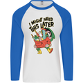 RPG Might Need this Later Role Playing Game Mens L/S Baseball T-Shirt White/Royal Blue