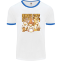 Pumpkin Spice Gnomes Halloween Mens Ringer T-Shirt White/Royal Blue