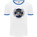 Scotland Bodybuilding Gym Training Scottish Mens Ringer T-Shirt White/Royal Blue