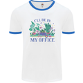 Gardening Funny Gardener Garden Plants Mens Ringer T-Shirt White/Royal Blue