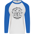 Oktoberfest Its Beer Season Mens L/S Baseball T-Shirt White/Royal Blue