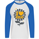 I Love Me Self Loving Confident Funny Quote Mens L/S Baseball T-Shirt White/Royal Blue