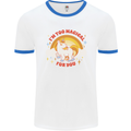 Unicorn Im Too Magical For You Mens Ringer T-Shirt White/Royal Blue