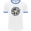 Thinking of You Voodoo Doll Mens Ringer T-Shirt White/Royal Blue