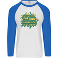 Farting is Just My Way of Saying That I Love You Mens L/S Baseball T-Shirt White/Royal Blue