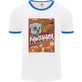 Pawshank Redemtion Funny Dog Parody Mens Ringer T-Shirt White/Royal Blue