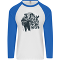 Rock Was Better Before Electric Guitar Music Mens L/S Baseball T-Shirt White/Royal Blue