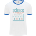 Science Like Religion Atheist Atheism Evolution Mens Ringer T-Shirt White/Royal Blue