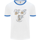 Archaeologist Glass Funny Archaeology Mens Ringer T-Shirt White/Royal Blue