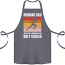 Running Dad Cross Country Marathon Runner Cotton Apron 100% Organic Steel