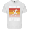 Running Dad Cross Country Marathon Runner Kids T-Shirt Childrens White