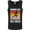 Running Dad Cross Country Marathon Runner Mens Vest Tank Top Black