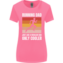 Running Dad Cross Country Marathon Runner Womens Wider Cut T-Shirt Azalea