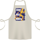 Running Every Mile Cross Country Marathon Runner Cotton Apron 100% Organic Natural