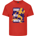 Running Every Mile Cross Country Marathon Runner Kids T-Shirt Childrens Red