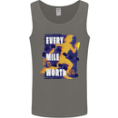 Running Every Mile Cross Country Marathon Runner Mens Vest Tank Top Charcoal