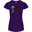 SHHH This Is My Movie T-Shirt Skull Horror Womens Petite Cut T-Shirt