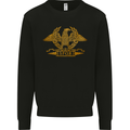 SPQR Eagle Gym Bodybuilding Training Mens Sweatshirt Jumper Black