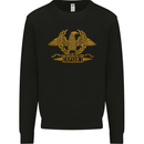 SPQR Eagle Gym Bodybuilding Training Mens Sweatshirt Jumper Black