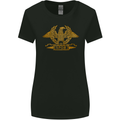 SPQR Eagle Gym Bodybuilding Training Womens Wider Cut T-Shirt Black