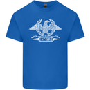 SPQR Eagle Gym Training Bodybuilding Mens Cotton T-Shirt Tee Top Royal Blue