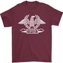 SPQR Eagle Gym Training Bodybuilding Mens T-Shirt 100% Cotton Maroon
