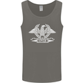 SPQR Eagle Gym Training Bodybuilding Mens Vest Tank Top Charcoal