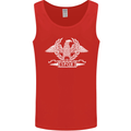 SPQR Eagle Gym Training Bodybuilding Mens Vest Tank Top Red