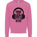Music Is My Escape From B/S in Life Rock Mens Sweatshirt Jumper Azalea