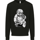 Sad Voodoo Doll Evil Spirits Dark Magic Halloween Kids Sweatshirt Jumper Black