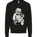 Sad Voodoo Doll Evil Spirits Dark Magic Halloween Mens Sweatshirt Jumper Black