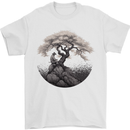 Sakura Tree Chinese Cherry Blossom Samurai Mens T-Shirt 100% Cotton White
