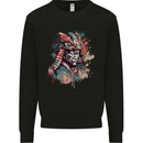 Samurai Elder Fantasy Warrior Bushido Ronin Kids Sweatshirt Jumper Black