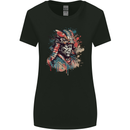 Samurai Elder Fantasy Warrior Bushido Ronin Womens Wider Cut T-Shirt Black