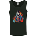 Samurai Elder Fantasy Warrior Ronin Bushido Mens Vest Tank Top Black