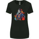 Samurai Elder Fantasy Warrior Ronin Bushido Womens Wider Cut T-Shirt Black