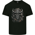 Samurai Skull Fantasy Warrior Bushido Ronin Kids T-Shirt Childrens Black