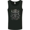 Samurai Skull Fantasy Warrior Bushido Ronin Mens Vest Tank Top Black
