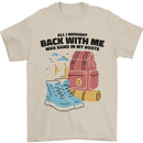 Sand In Boots Funny Hiking Travelling Camping Mens T-Shirt 100% Cotton Sand