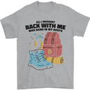 Sand In Boots Funny Hiking Travelling Camping Mens T-Shirt 100% Cotton Sports Grey