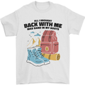 Sand In Boots Funny Hiking Travelling Camping Mens T-Shirt 100% Cotton White