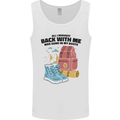 Sand In Boots Funny Hiking Travelling Camping Mens Vest Tank Top White