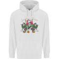 Santa American Football Team Christmas Xmas Childrens Kids Hoodie White