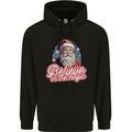 Santa Believe in the Magic Christmas Xmas Childrens Kids Hoodie Black