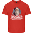 Santa Believe in the Magic Christmas Xmas Kids T-Shirt Childrens Red