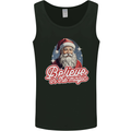Santa Believe in the Magic Christmas Xmas Mens Vest Tank Top Black